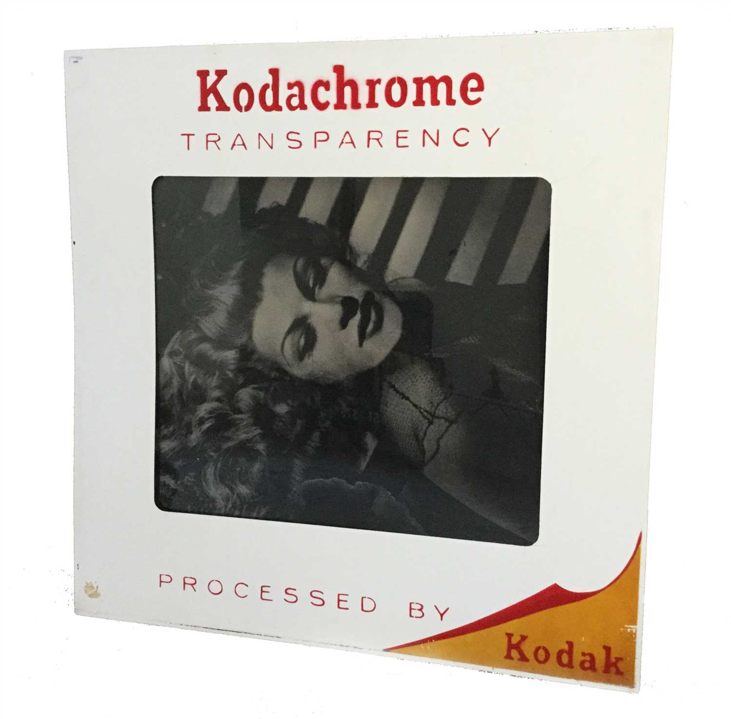 Lot 859 - A LARGE KODACHROME ADVERTISING TRANSPARENCY