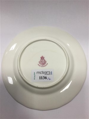 Lot 1136 - A PAIR OF PLATES AND PAIR OF SAUCERS BY ERNEST BARKER