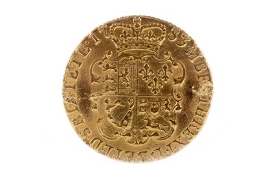 Lot 547 - A GOLD GUINEA, 1783