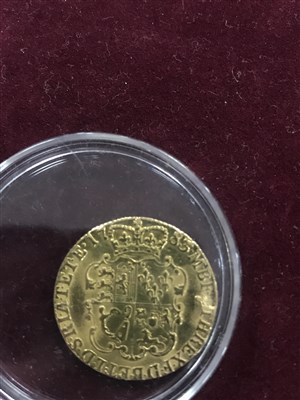 Lot 547 - A GOLD GUINEA, 1783