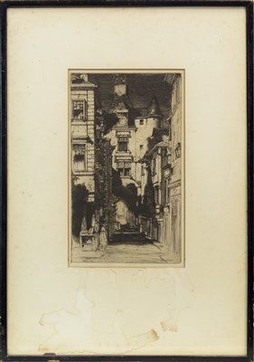 Lot 404 - AMBOISE, AN ETCHING BY D Y CAMERON