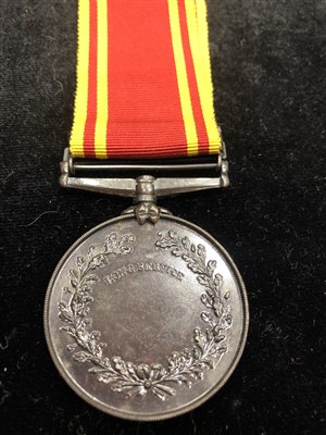 Lot 1606 - A NATIONAL FIRE BRIGADES ASSOCIATION TEN YEARS MEDAL WITH OTHERS