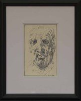 Lot 184 - * PETER HOWSON OBE, ALIVE mixed media on paper,...