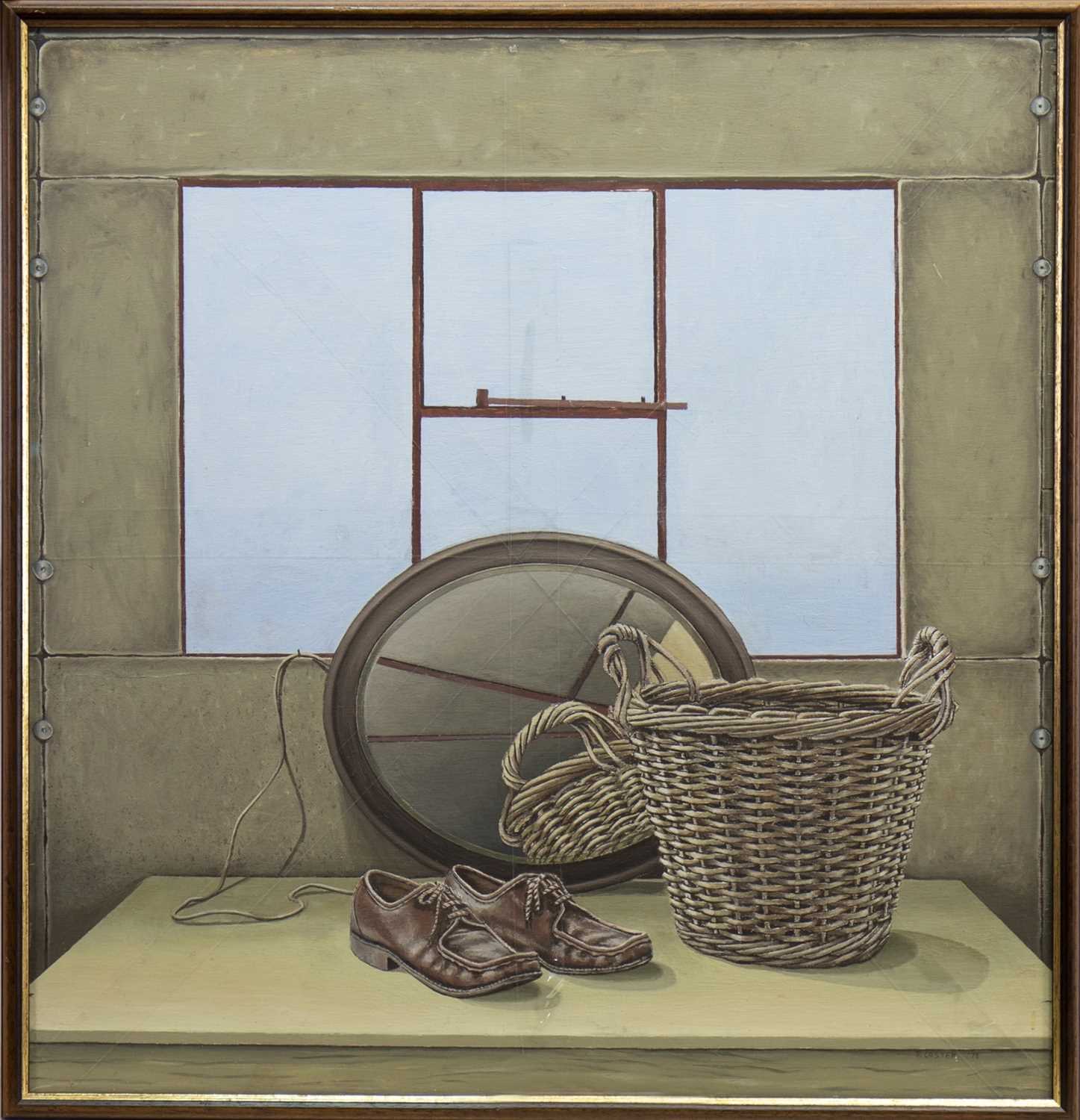 Lot 531 - ROYAL ACADEMY EXHIBITED  - STILL LIFE WITH SHOES, BY DAVID COSTER