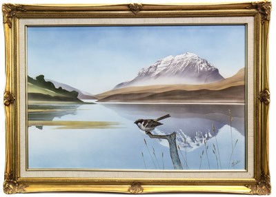 Lot 424 - A PAIR OF LAKE SCENES BY JOHN CLIFFORD