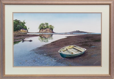 Lot 424 - A PAIR OF LAKE SCENES BY JOHN CLIFFORD
