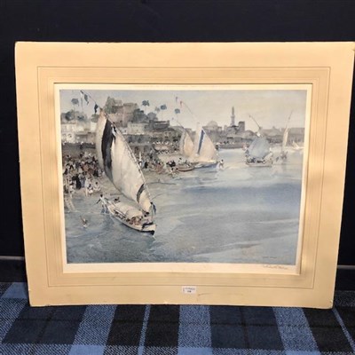 Lot 118 - HOLIDAY AFTER RAMADAN, A PRINT AFTER SIR WILLIAM RUSSELL FLINT