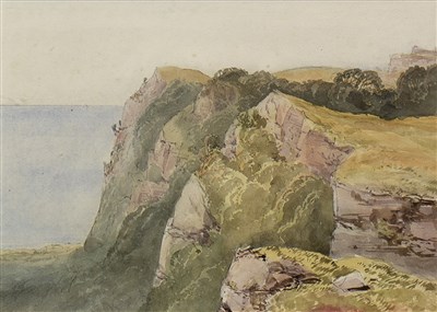 Lot 413 - A PASS IN CRIMEA, A WATERCOLOUR BY COLONEL BEN HALLEWELL