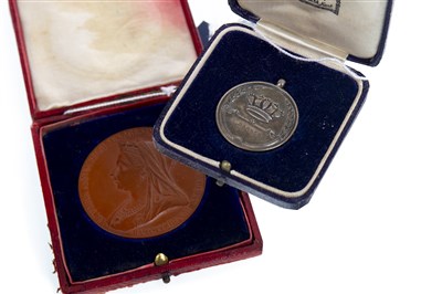 Lot 1632 - AN EARLY 20TH CENTURY SILVER MEDAL FOR DRILL ATTENDANCE