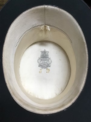 Lot 333 - A SILK TOP HAT IN FITTED CASE AND ANOTHER TOP HAT