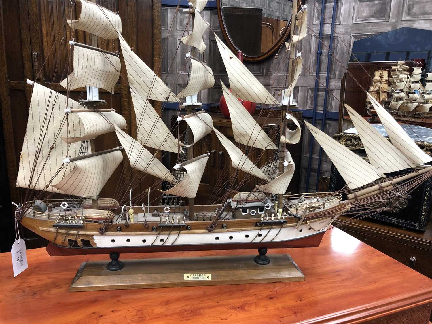 Lot 320 - A MODEL OF THE CLIPPER 'SIGLO XIX'