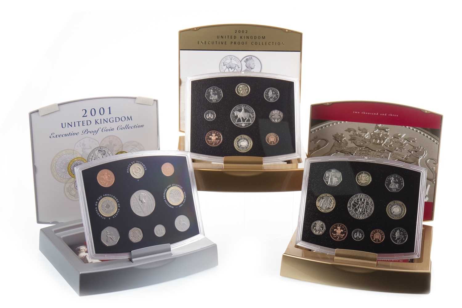 Lot 586 - THREE UNITED KINGDOM EXECUTIVE COIN COLLECTIONS