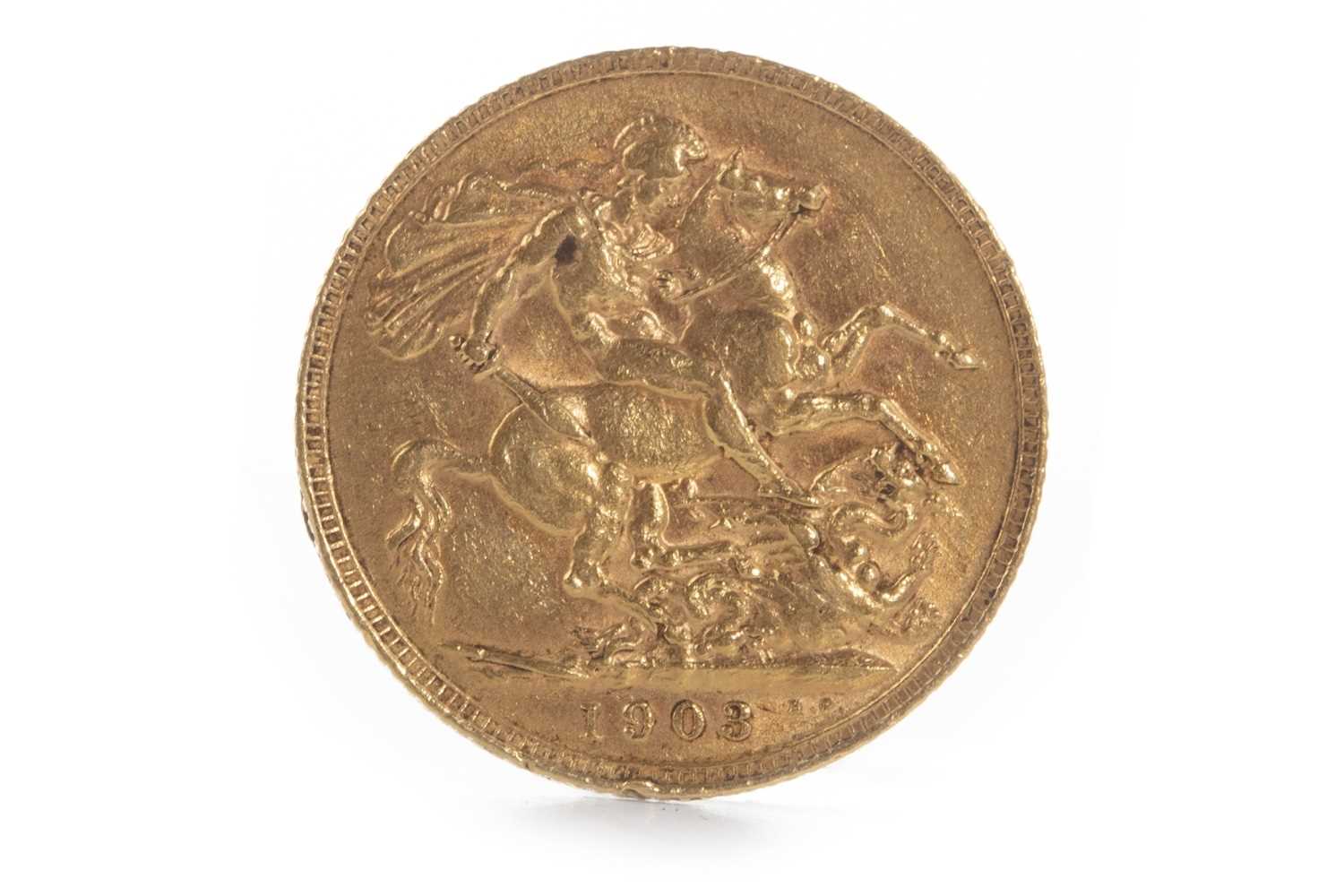 Lot 594 - A GOLD SOVEREIGN, 1903