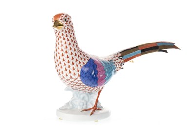 Lot 1223 - A HEREND FIGURE OF A PHEASANT