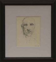 Lot 235 - * PETER HOWSON OBE, THE FEAR pencil on paper,...