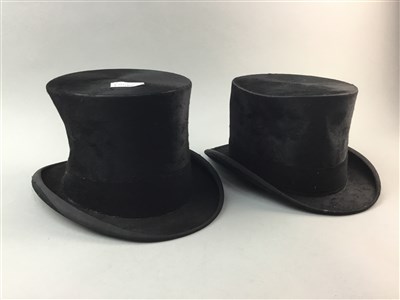 Lot 208 - TWO TOP HATS