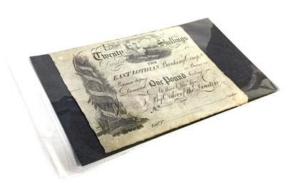 Lot 246 - AN EAST LOTHIAN BANKING COMPANY NOTE, UNDATED