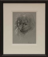 Lot 247 - * PETER HOWSON, DEVIOUS mixed media on paper,...