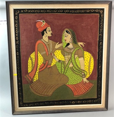 Lot 92 - COURTING COUPLE, MANNER OF MAMINI ROY