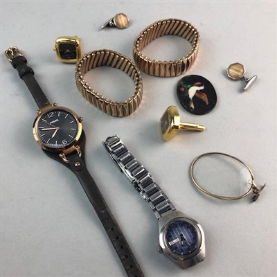 Lot 83 - A GROUP OF WATCHES AND CUFF LINKS