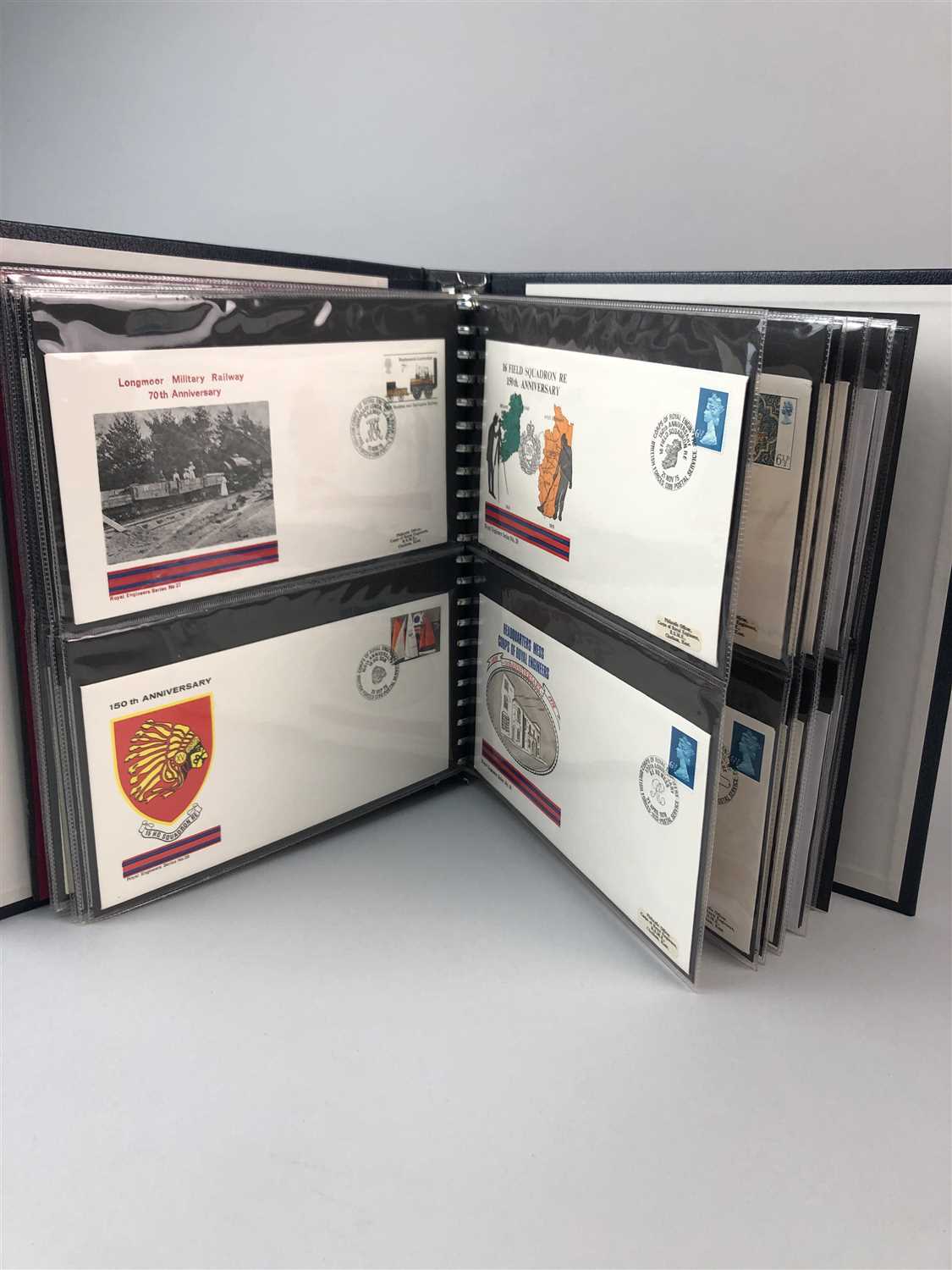 Lot 97 - ROYAL ENGINEERS ALBUM OF FIRST DAY COVERS