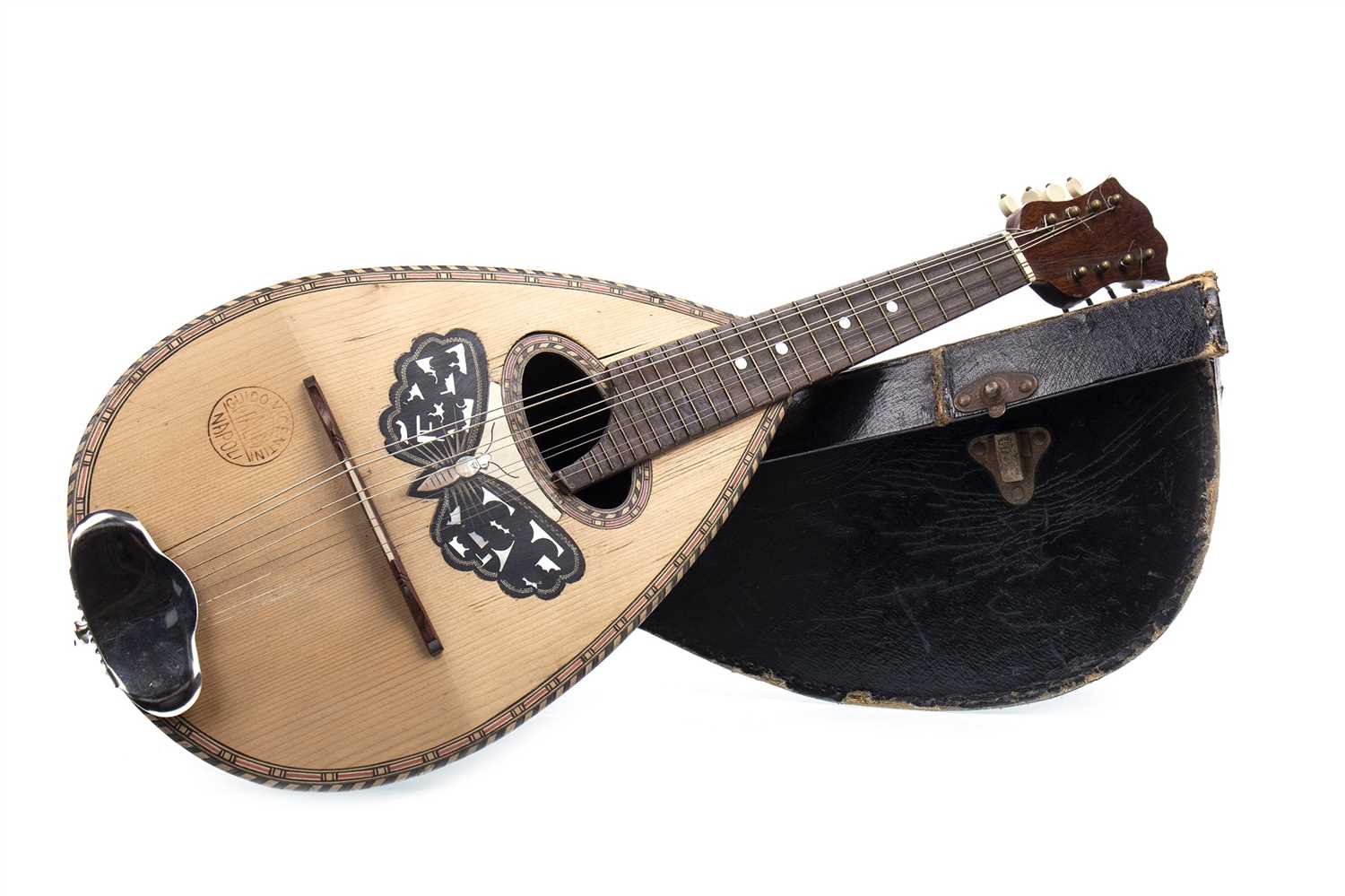 Lot 1432 - ITALIAN GUIDO VICENTINI MANDOLIN AND ANOTHER