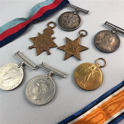 Lot 105 - A VICTORIAN LONG SERVICE IN THE VOLUNTEER FORCE MEDAL AND OTHER MEDALS