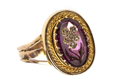 Lot 91 - A LATE VICTORIAN GEM AND DIAMOND SET RING