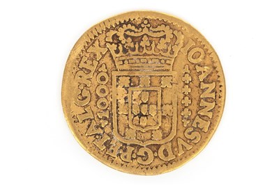 Lot 611 - A PORTUGUESE GOLD COIN, 1717