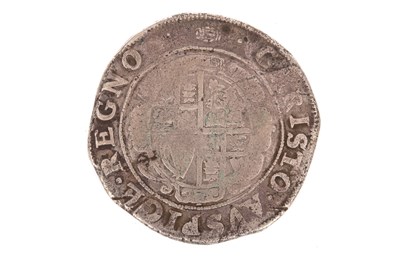 Lot 618 - A SILVER CHARLES I HALF CROWN