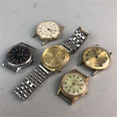 Lot 143 - A GROUP OF GENTLEMAN'S WRIST WATCHES