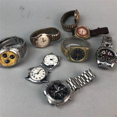 Lot 143 - A GROUP OF GENTLEMAN'S WRIST WATCHES