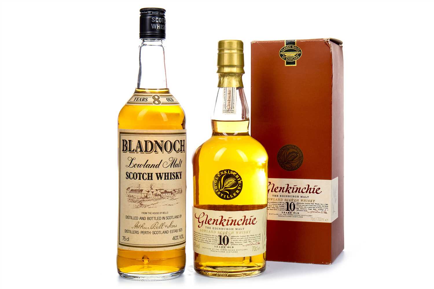 Lot 311 - BLADNOCH 8 YEARS OLD AND GLENKINCHIE 10 YEARS OLD