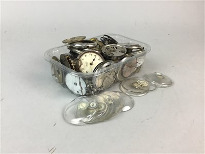 Lot 180 - A GROUP OF WATCH PARTS