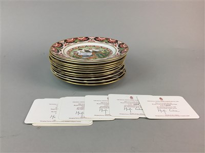 Lot 299 - ROYAL CROWN DERBY CHRISTMAS PLATES