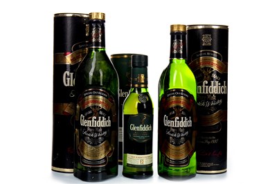 Lot 339 - TWO GLENFIDDICH SPECIAL OLD RESERVE AND ONE HALF BOTTLE OF GLENFIDDICH 12 YEARS OLD
