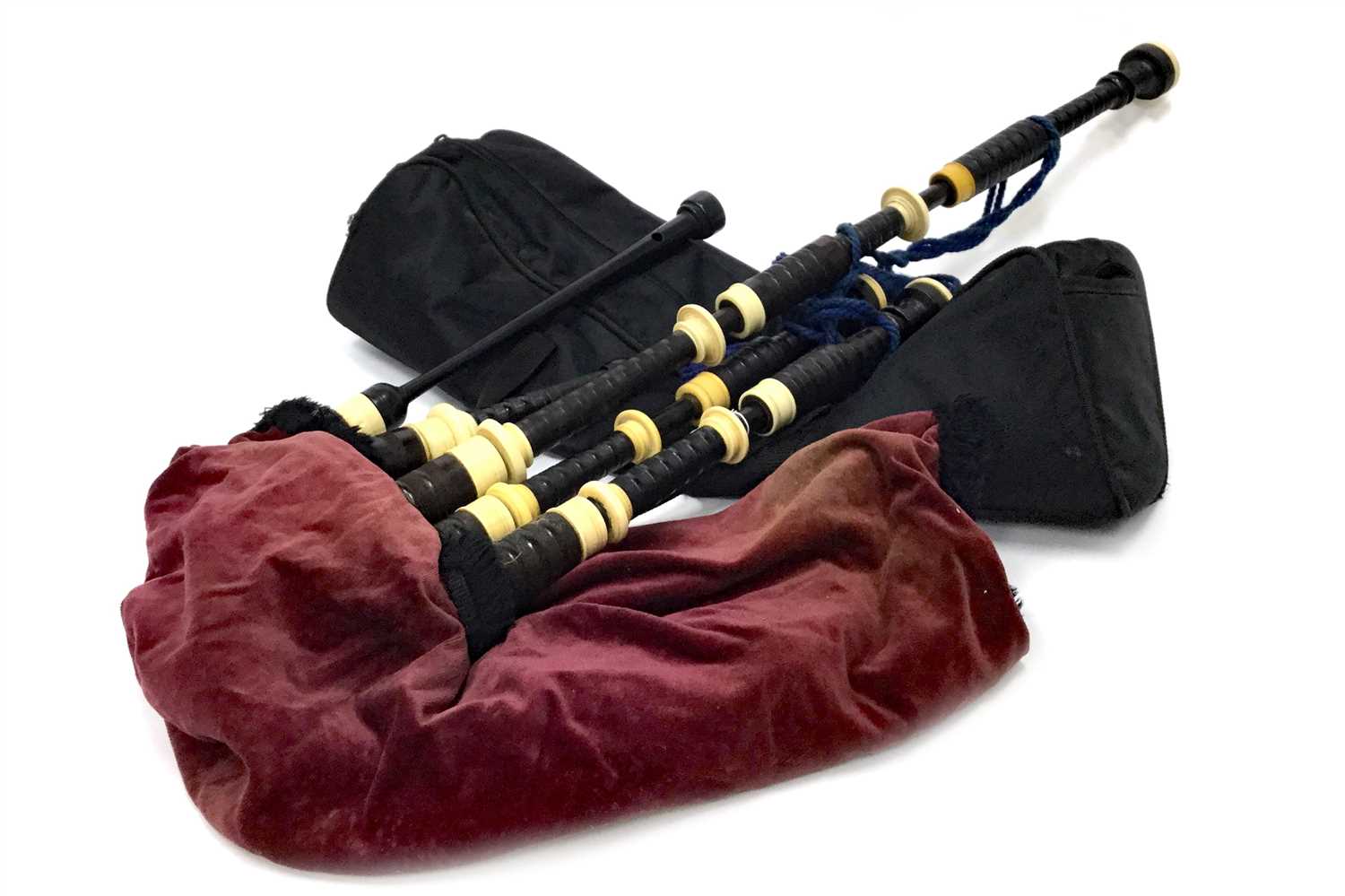 Lot 7 - A SET OF HIGHLAND BAGPIPES