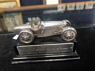 Lot 1907 - BUGATTI INTEREST - EARLY 20TH CENTURY REPLICA VICTOR LUDORUM CHALLENGE TROPHY AWARDED TO A. BARON