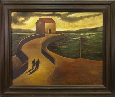 Lot 579 - THE OBSERVERS, AN OIL BY MARTIN KANE