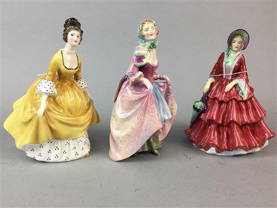 Lot 334 - A COLLECTION OF ROYAL DOULTON AND PARAGON FIGURES