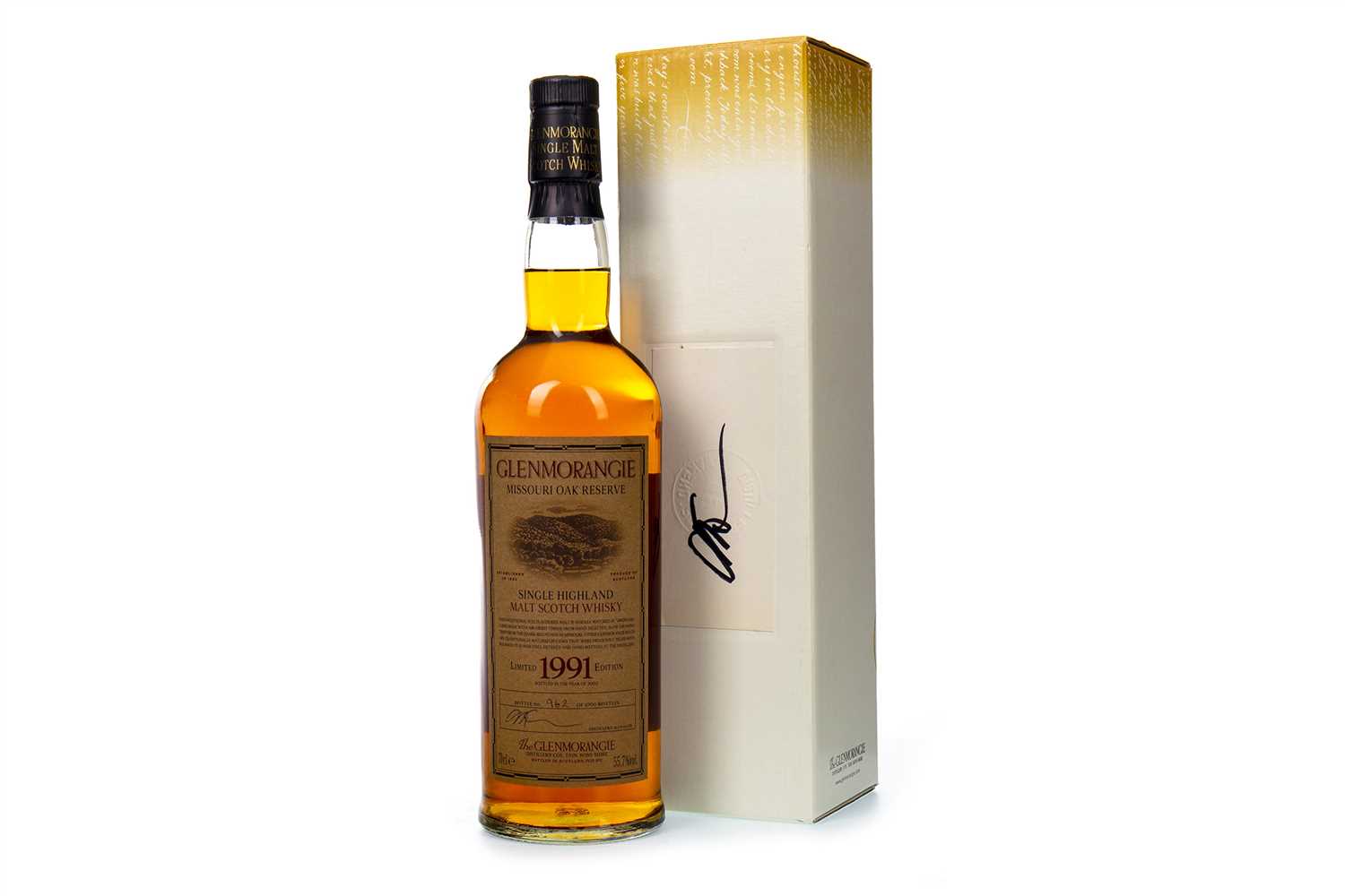 Lot 131 - GLENMORANGIE 1991 MISSOURI OAK RESERVE