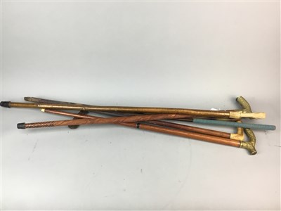 Lot 351 - A COLLECTION OF WALKING STICKS
