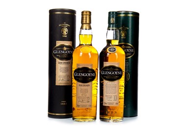 Lot 353 - GLENGOYNE 12 YEARS OLD CASK STRENGTH AND 10 YEARS OLD