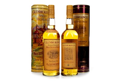 Lot 360 - TWO BOTTLES OF GLENMORANGIE 10 YEARS OLD