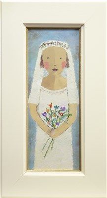 Lot 606 - LILY, AN OIL BY CATRIONA MILLAR