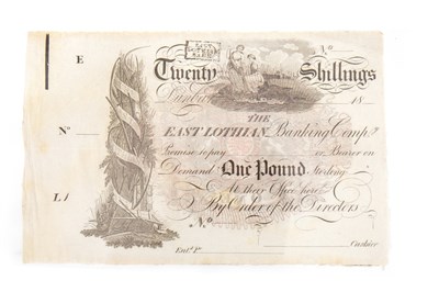 Lot 643 - AN EAST LOTHIAN BANKING COMPANY £1 ONE POUND NOTE, UNDATED