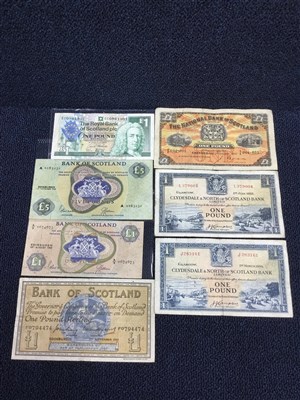 Lot 384 - A COLLECTION OF SIX ONE POUND £1 NOTES