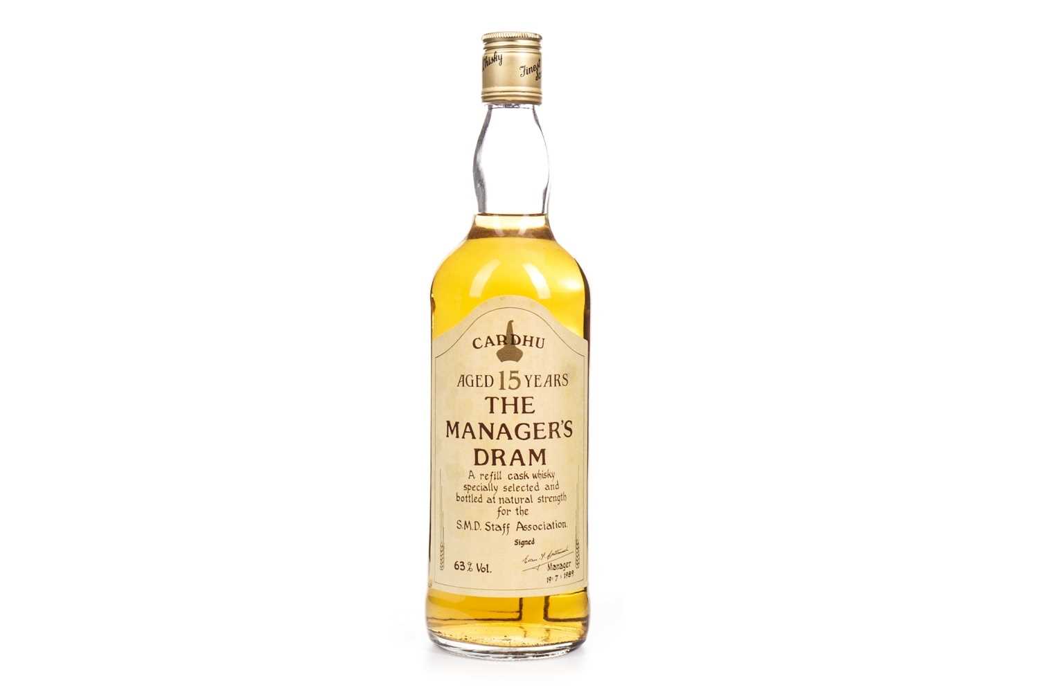 Lot 162 - CARDHU MANAGER'S DRAM AGED 15 YEARS