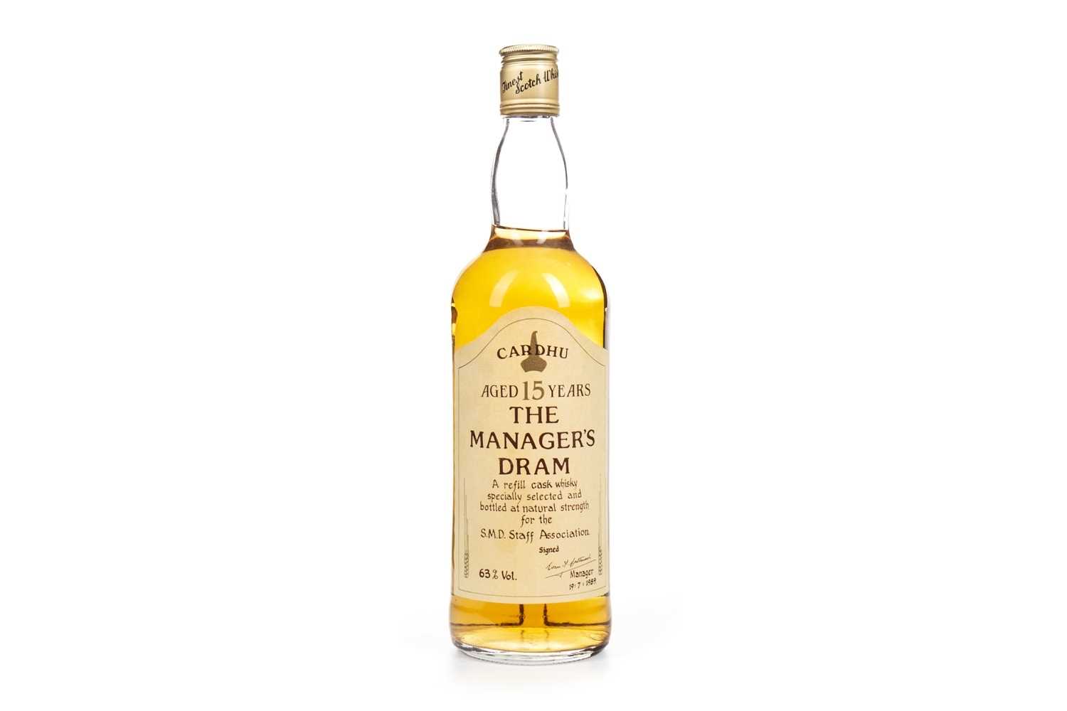 Lot 138 - CARDHU MANAGER'S DRAM AGED 15 YEARS