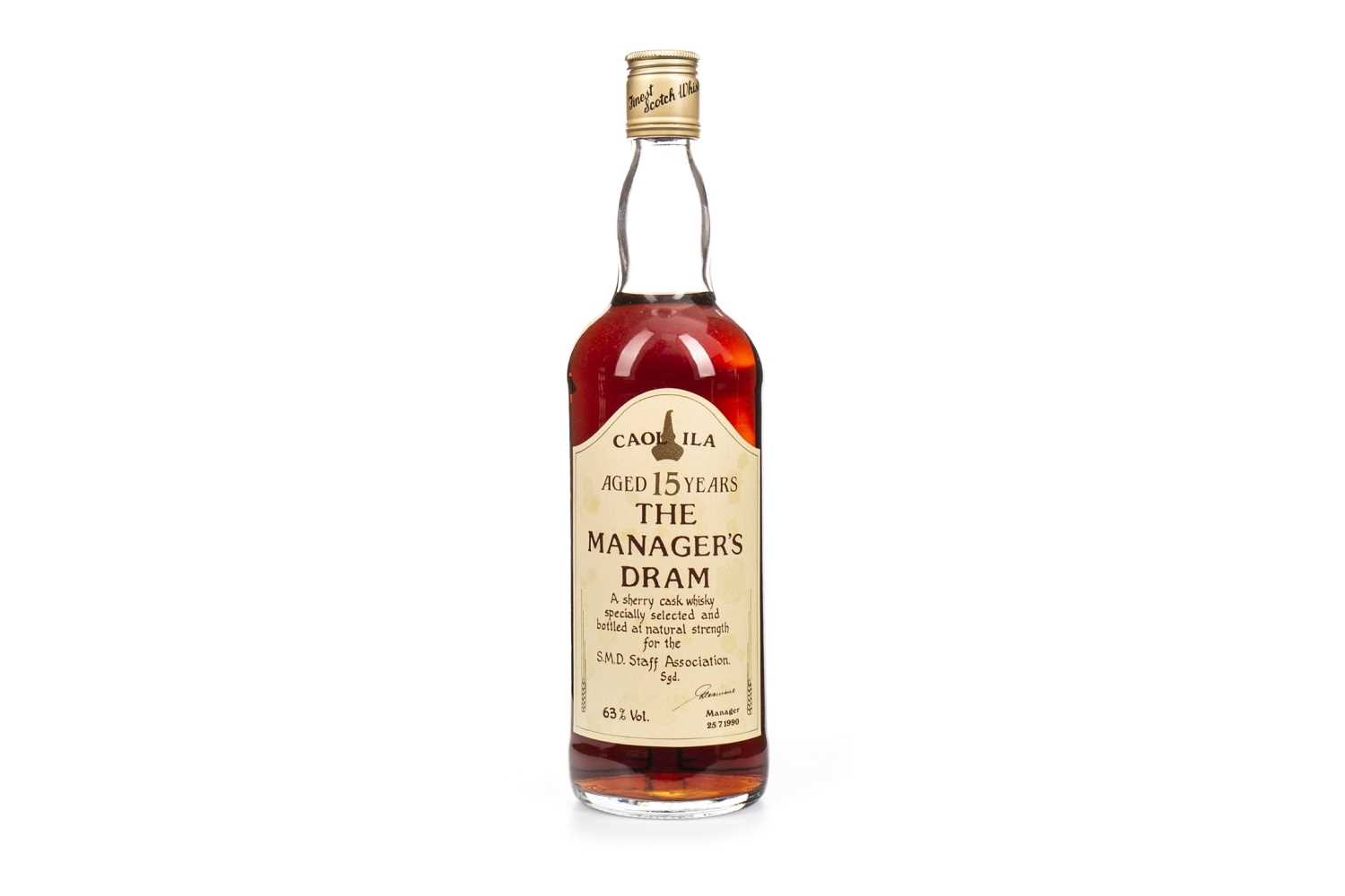 Lot 139 - CAOL ILA MANAGERS DRAM AGED 15 YEARS